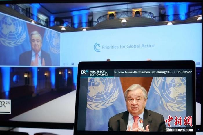 資料圖：聯(lián)合國秘書長古特雷斯。
<a target='_blank' href='http://www.chinanews.com/'>中新社</a>記者 彭大偉 攝