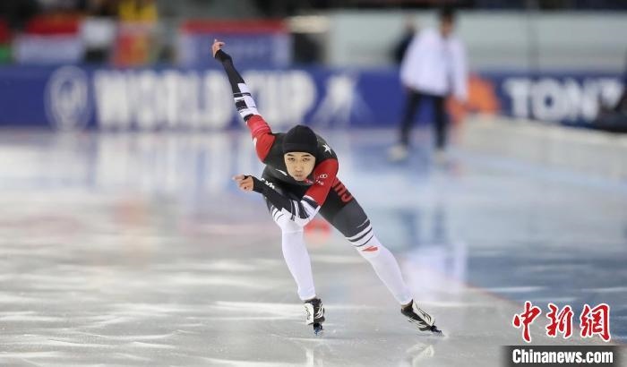 高亭宇在比賽中。圖片來源：黑龍江省體育局。