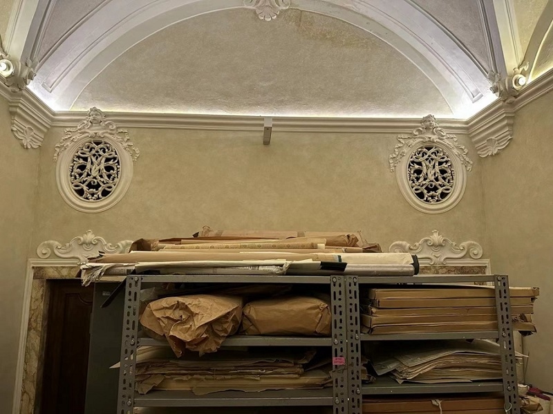 美第奇洛倫佐圖書(shū)館保存古籍。中藝國(guó)際供圖