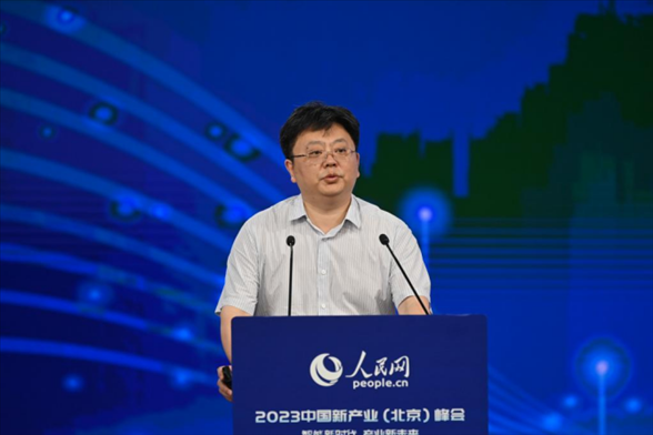 傳播內(nèi)容認(rèn)知全國重點(diǎn)實(shí)驗(yàn)室首席科學(xué)家張勇東。人民網(wǎng)記者 于凱攝