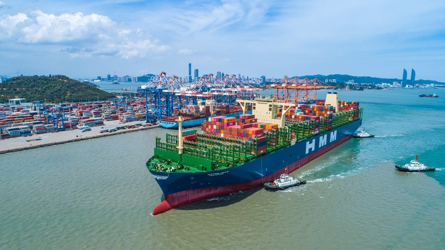 貨物從廈門自貿(mào)片區(qū)運往全球。廈門自貿(mào)片區(qū)供圖