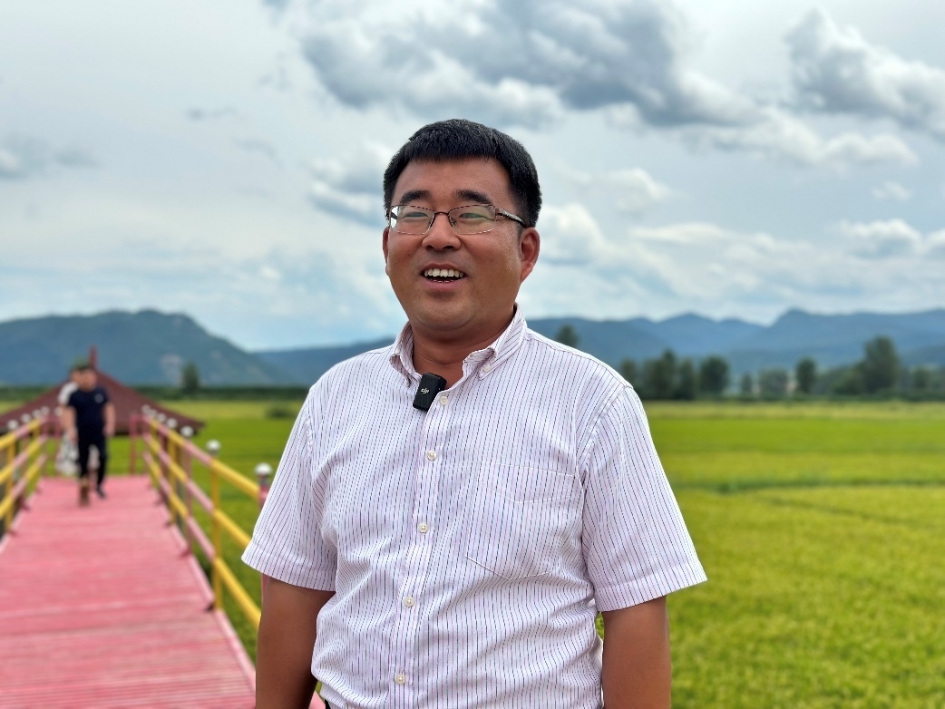 和龍市東城鎮(zhèn)光東村村書記金憲。人民網(wǎng)記者 金洪花 攝