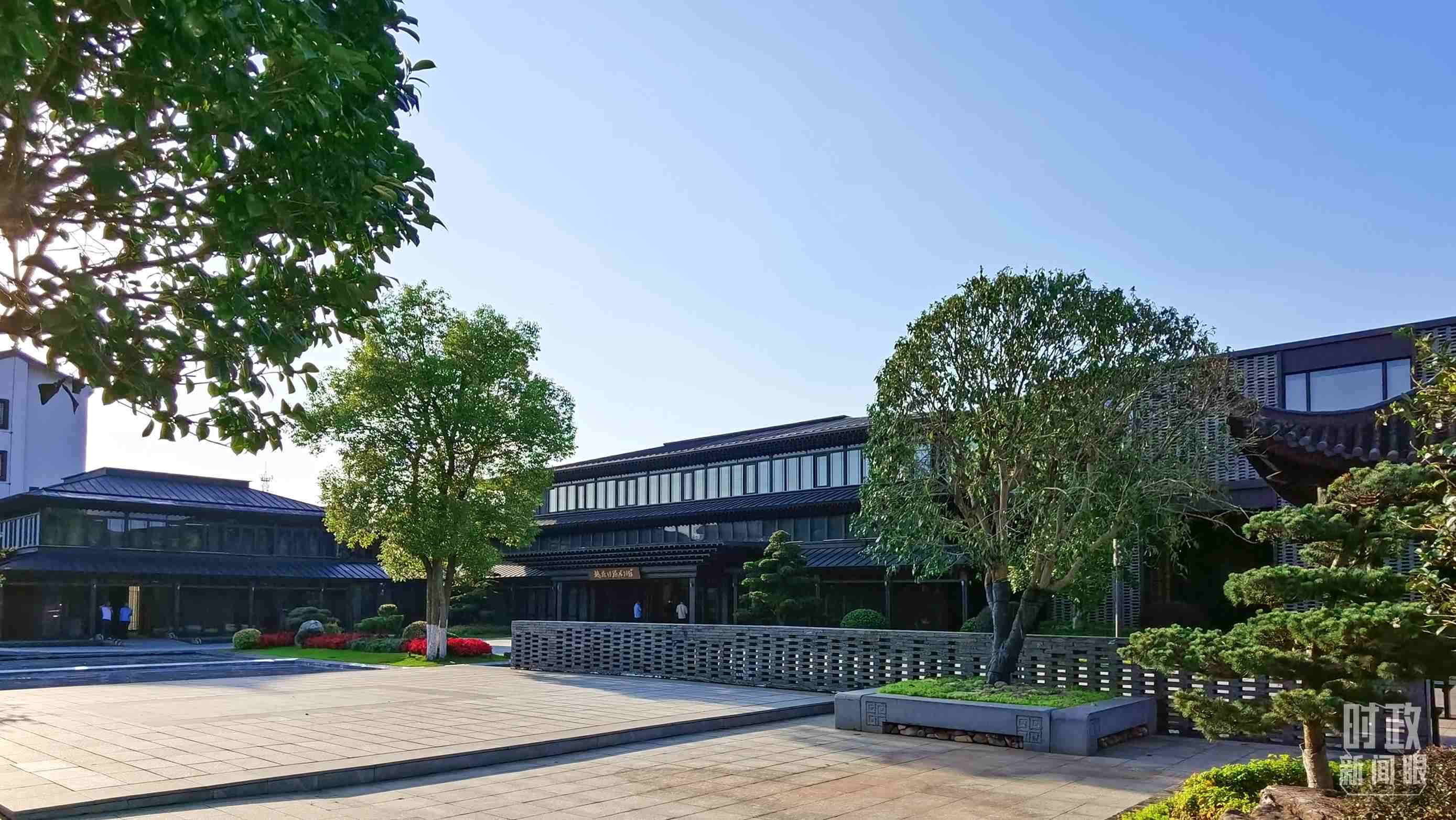 △楓橋經(jīng)驗陳列館。（總臺央視記者陳漢章拍攝）