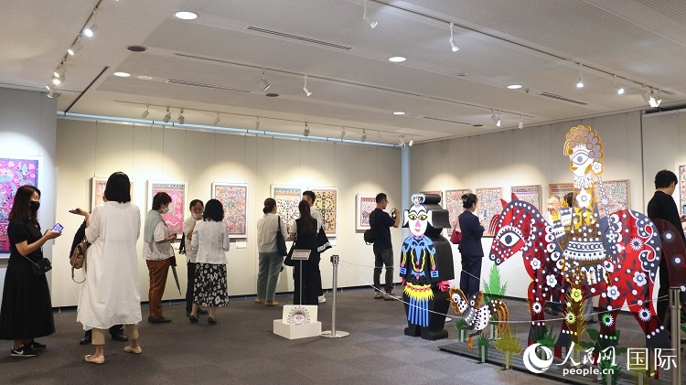 到場(chǎng)民眾觀(guān)看展覽。人民網(wǎng) 許可攝