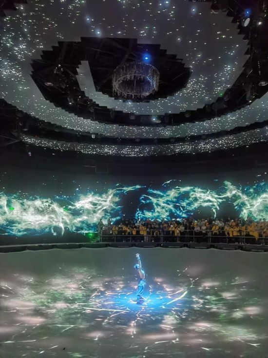 《天釀》演出場景。本報記者常雯宜攝