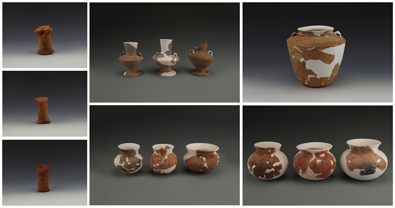龜山遺址出土陶器。國家文物局供圖