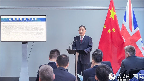 武漢市人大常委會副主任龍良文致辭。人民網(wǎng) 郭錦標攝