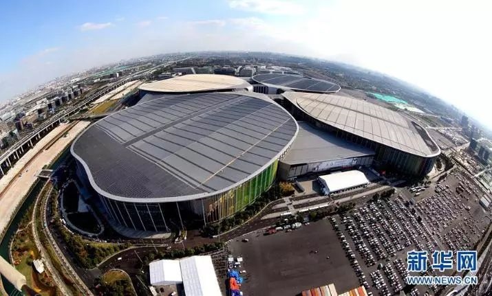 中國(guó)國(guó)際進(jìn)口博覽會(huì)舉辦場(chǎng)地——國(guó)家會(huì)展中心（上海）。新華社記者 凡軍 攝