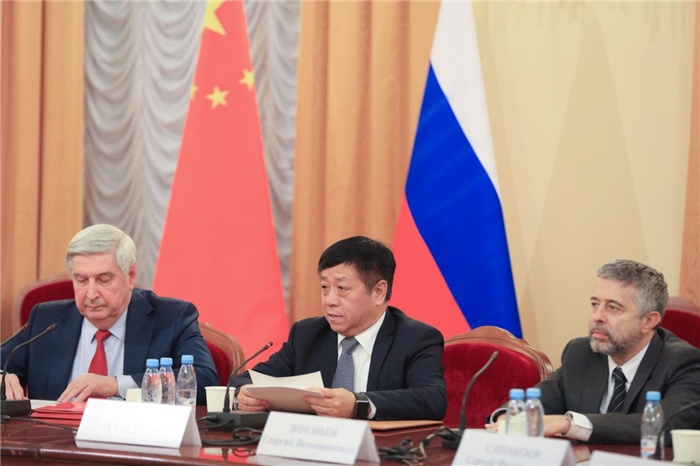 張漢暉大使致辭。駐俄羅斯使館供圖