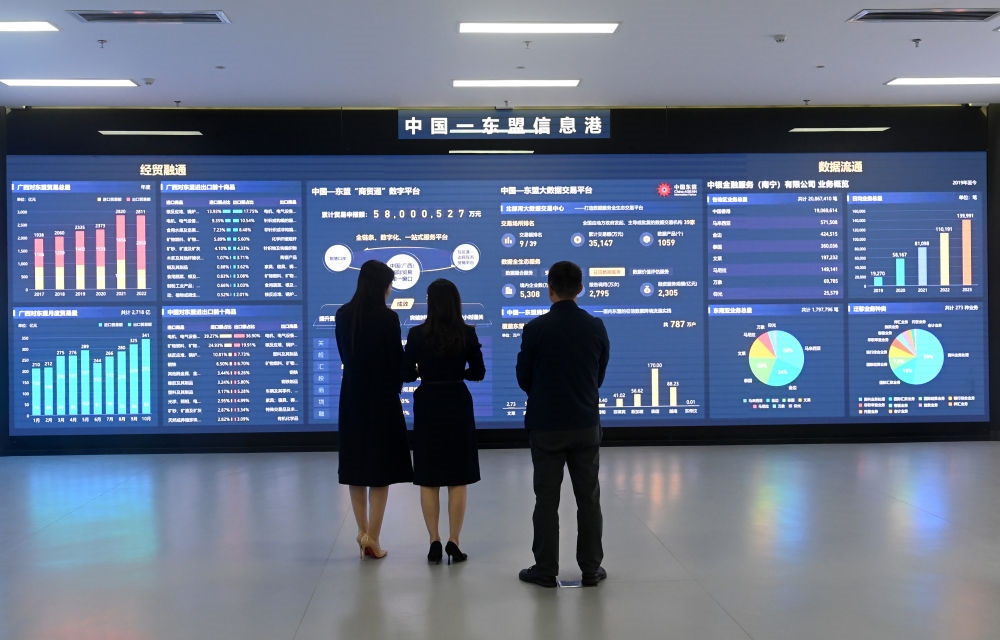 中國—東盟信息港股份有限公司展廳。