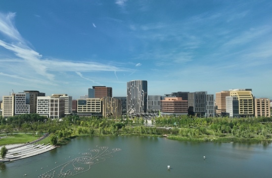 雄安新區(qū)容東片區(qū)。人民網(wǎng)記者 李兆民攝