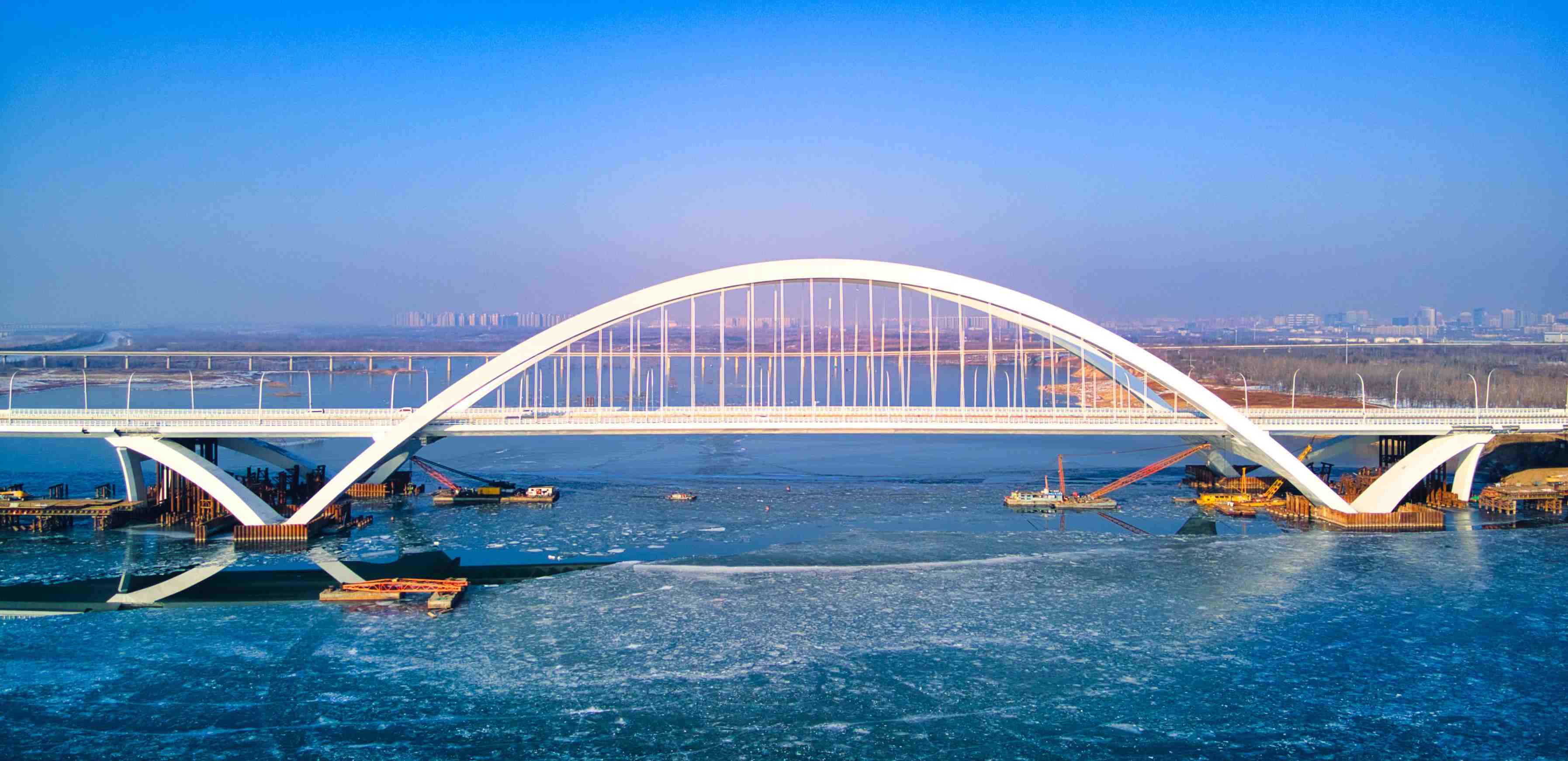 開通后的京雄大橋。受訪方供圖