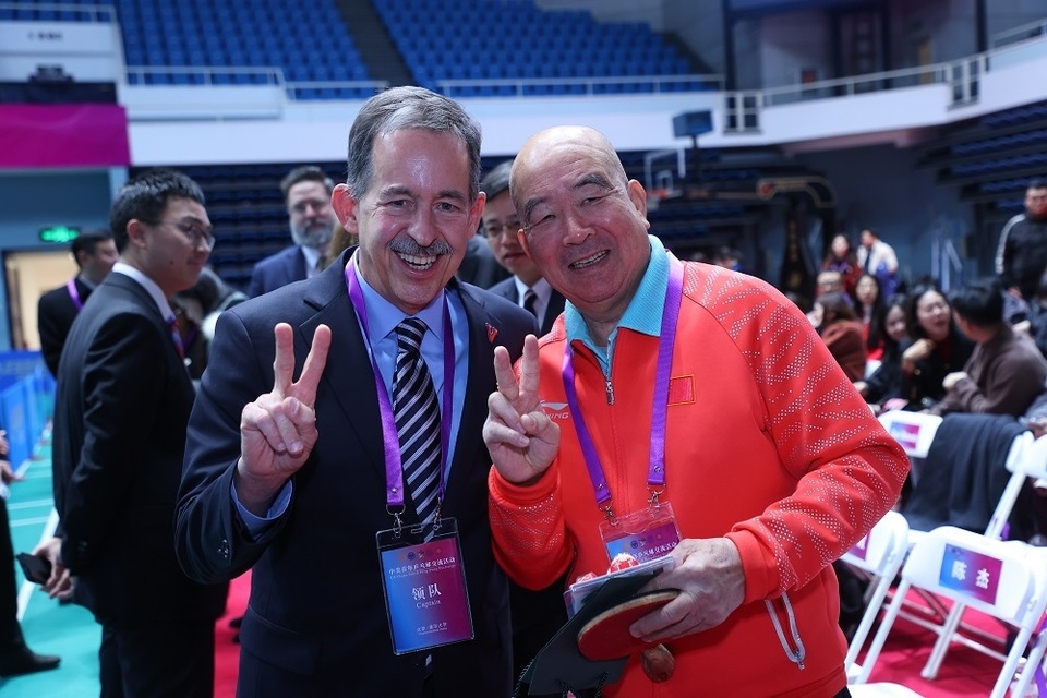 資訊有故事︱美國弗吉尼亞大學(xué)乒乓球代表團(tuán)訪華:重走乒乓路 一起向未來