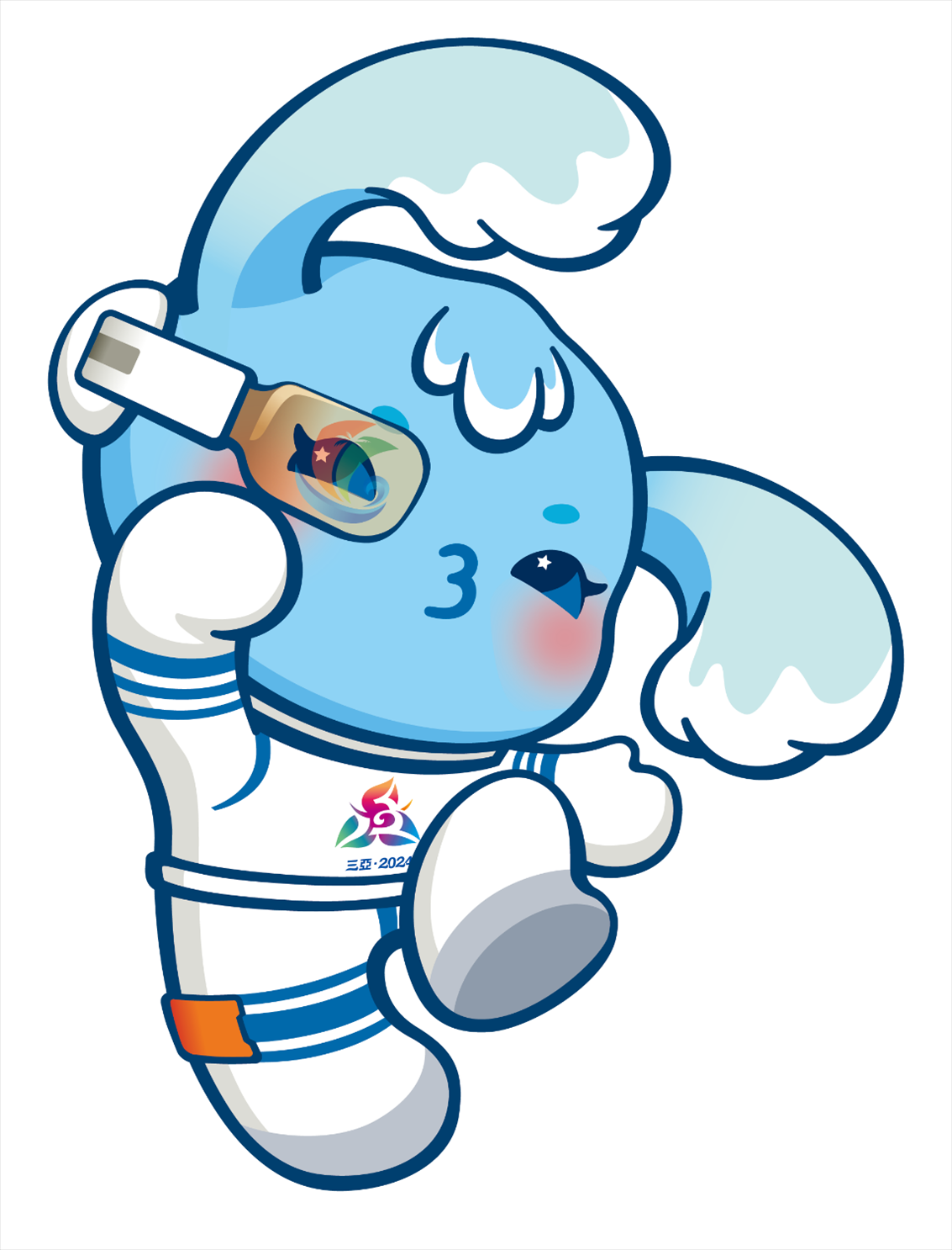 第十二屆全國(guó)少數(shù)民族傳統(tǒng)體育運(yùn)動(dòng)會(huì)吉祥物“吉貝”。第十二屆全國(guó)少數(shù)民族傳統(tǒng)體育運(yùn)動(dòng)會(huì)組委會(huì)供圖