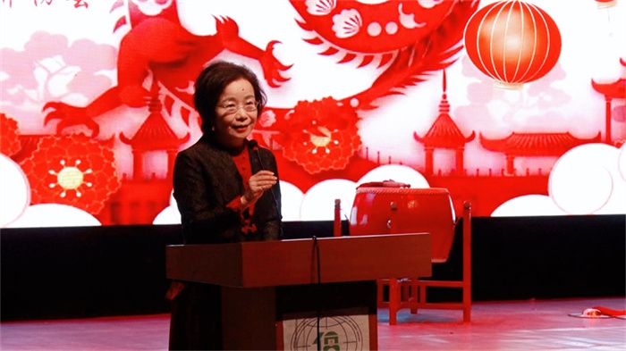 沈敏娟致辭。駐蒙古使館供圖