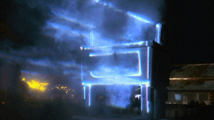 河南安陽殷墟景區(qū)舉行“點(diǎn)亮殷墟”夜游活動