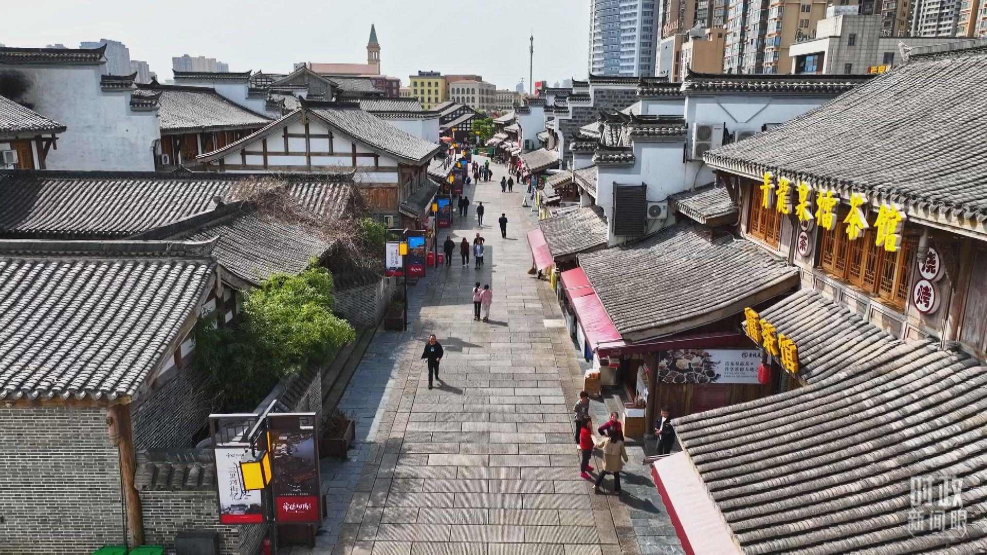 △常德河街。（總臺記者姚鵬、溫盛強拍攝）