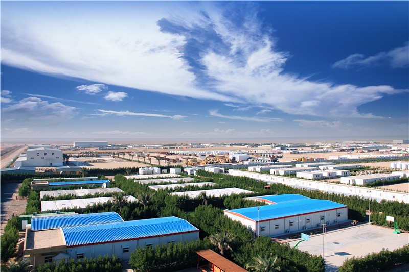 圖為中石油管道局伊拉克魯邁拉項目營地,中石油管道局供圖