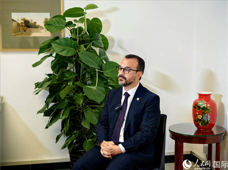 巴西文化部副部長卡西修斯·羅薩接受人民網(wǎng)專訪。人民網(wǎng)記者 符園園攝