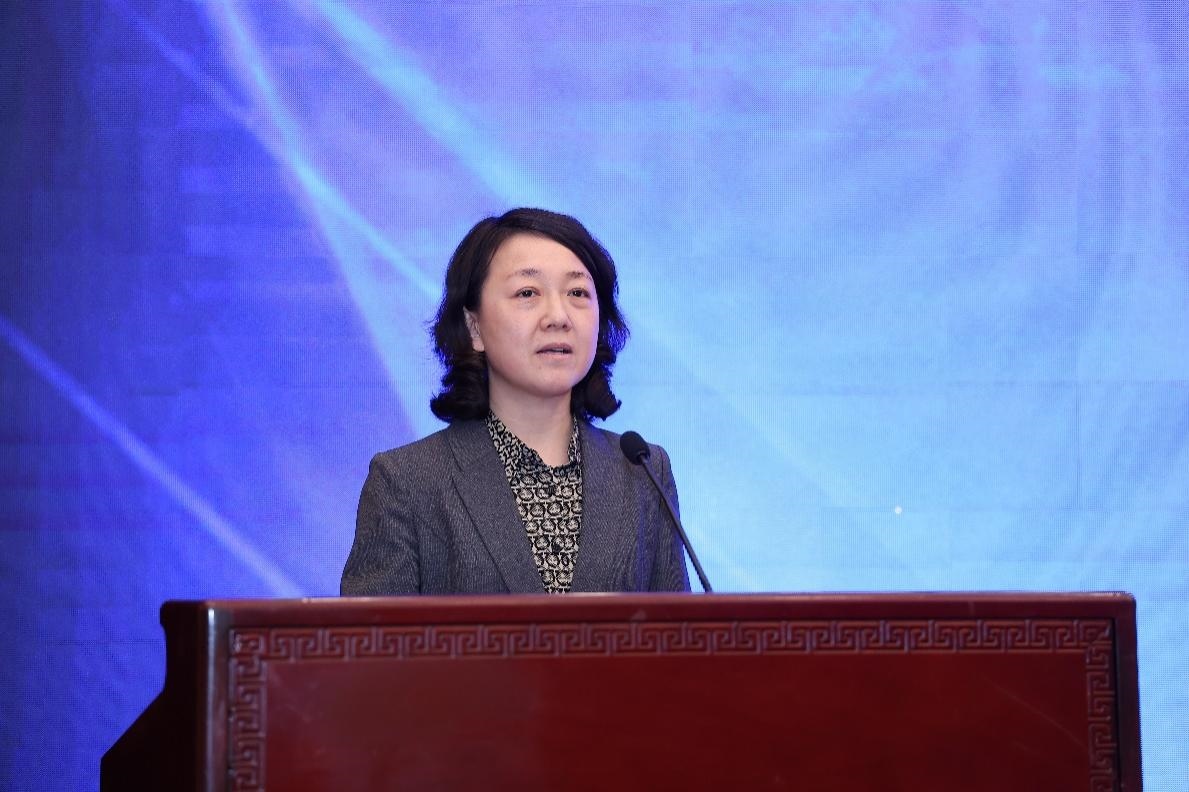 中華全國新聞工作者協(xié)會黨組成員、書記處書記吳兢致辭。主辦方供圖