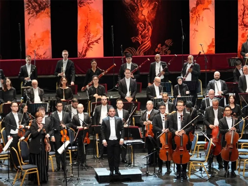 阿爾及爾歌劇院交響樂團演出活動現(xiàn)場。蘇州交響樂團供圖