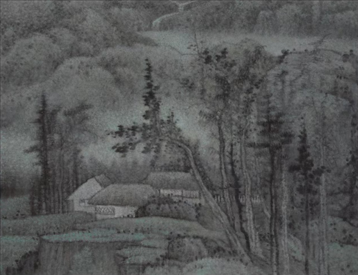 王秦生畫作《晨寂》。主辦方供圖