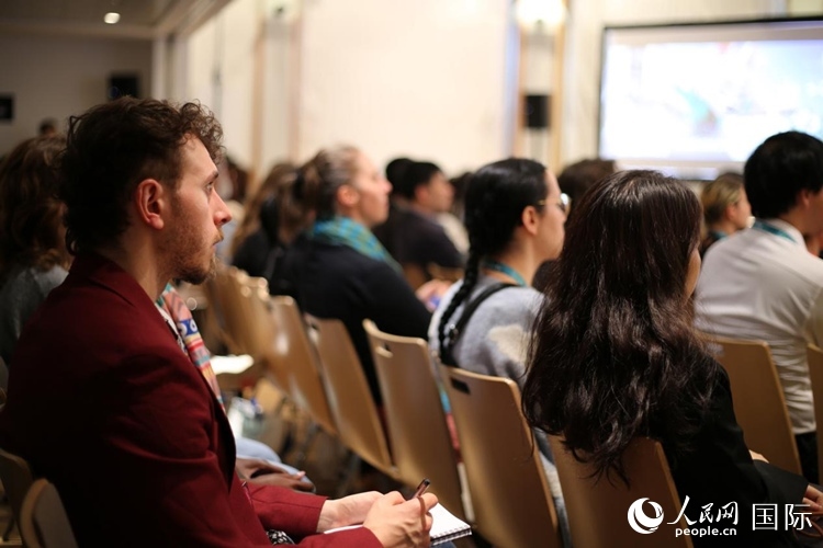 中國優(yōu)秀動畫作品推介會現(xiàn)場。人民網(wǎng)記者 于超凡攝