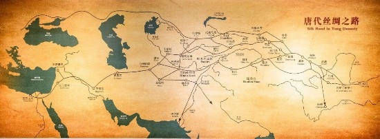 唐代絲綢之路，經(jīng)過新疆眾多地區(qū)。（圖片來源：視覺中國）