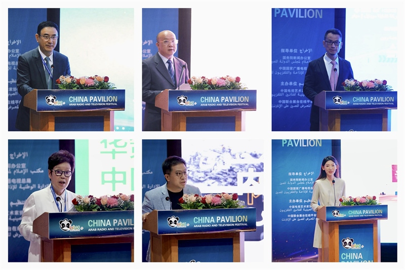 中國視聽機構(gòu)代表推介優(yōu)秀作品。主辦方供圖