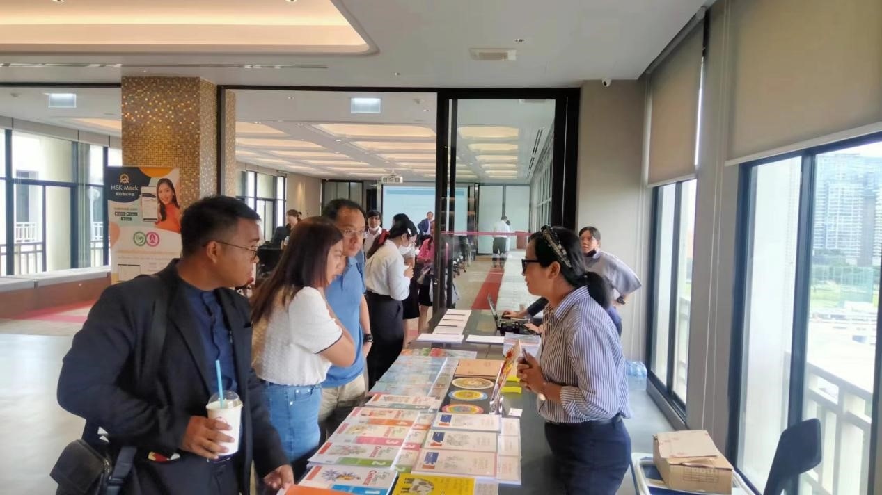 泰國中文教育精英教師高端培訓(xùn)活動現(xiàn)場。泰國朱拉隆功大學孔子學院供圖