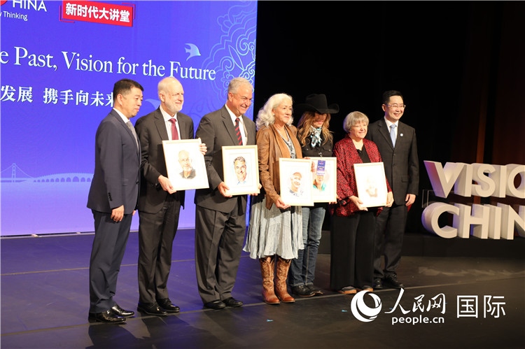 1、當天的演講嘉賓講述了中美友好故事。 人民網(wǎng)記者 李志偉攝