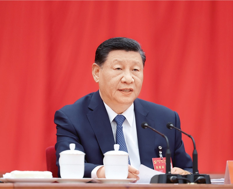 中國共產(chǎn)黨第二十屆中央委員會第三次全體會議，于2024年7月15日至18日在北京舉行。中央委員會總書記習近平作重要講話。 新華社記者 鞠鵬/攝