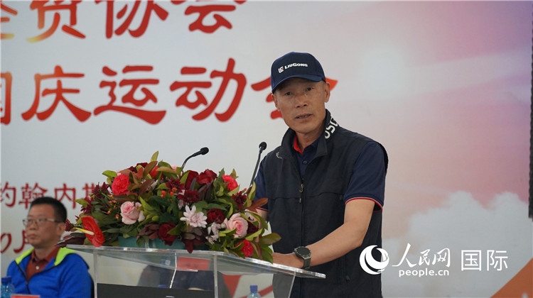 南中經(jīng)貿(mào)協(xié)會監(jiān)事長潘勇發(fā)言。 人民網(wǎng) 劉暢攝