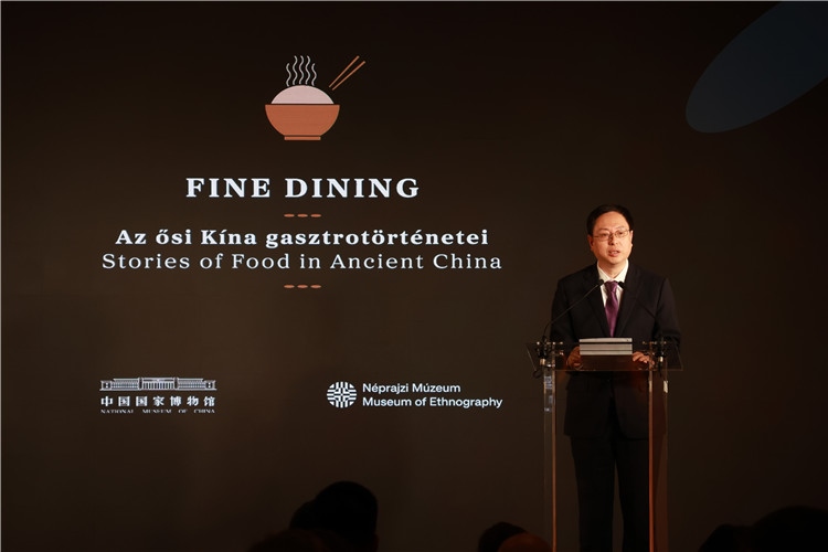 中國國家博物館副館長楊帆致辭。圖片由中國駐匈牙利大使館提供。