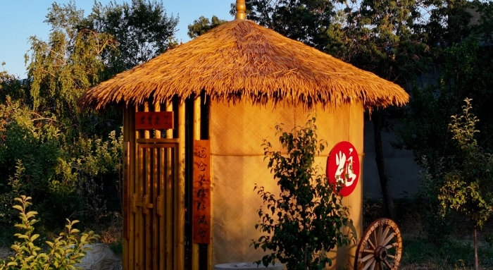 老奇臺人民法庭“土圓倉”調(diào)解室。老奇臺人民法庭供圖