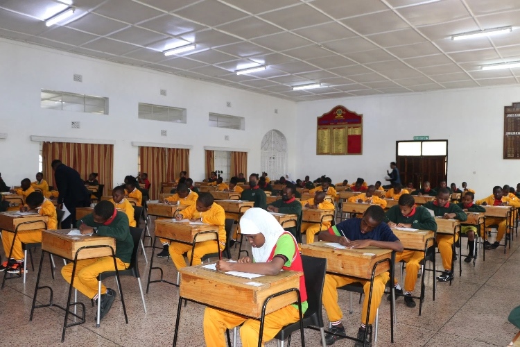 考場現(xiàn)場。埃格頓大學(xué)孔子學(xué)院供圖