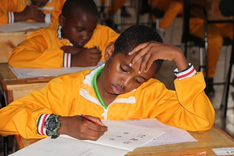 考場現(xiàn)場。埃格頓大學(xué)孔子學(xué)院供圖