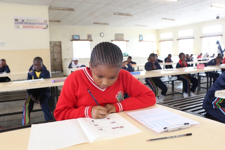 考場現(xiàn)場。埃格頓大學(xué)孔子學(xué)院供圖