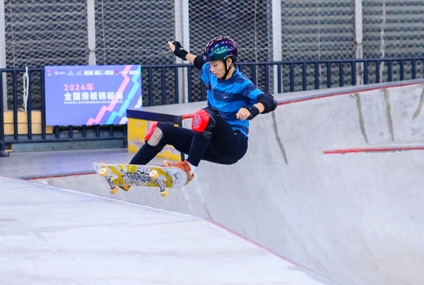 陳燁在比賽中。賽事組委會供圖