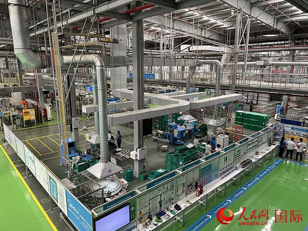 中企美的泰國(guó)工廠。人民網(wǎng)記者 簡(jiǎn)承淵攝