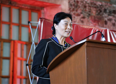 李雅芳作主旨發(fā)言。主辦方供圖