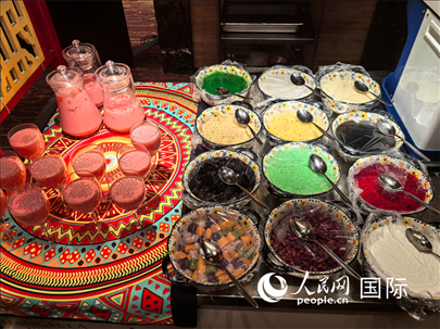 馬來西亞美食節(jié)現(xiàn)場準備的美食。人民網(wǎng) 楊春燕攝