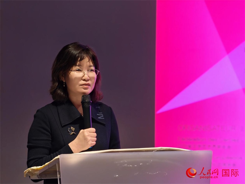 遼寧省文聯(lián)黨組書記、主席邵玉英致辭。人民網(wǎng)記者 于超凡攝