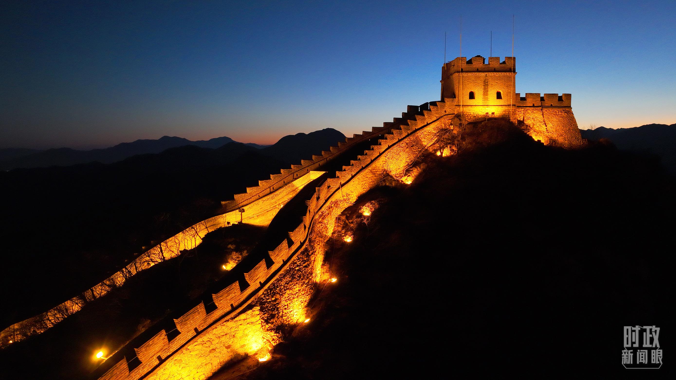 △北京居庸關(guān)長(zhǎng)城。（總臺(tái)央視記者范凱拍攝）