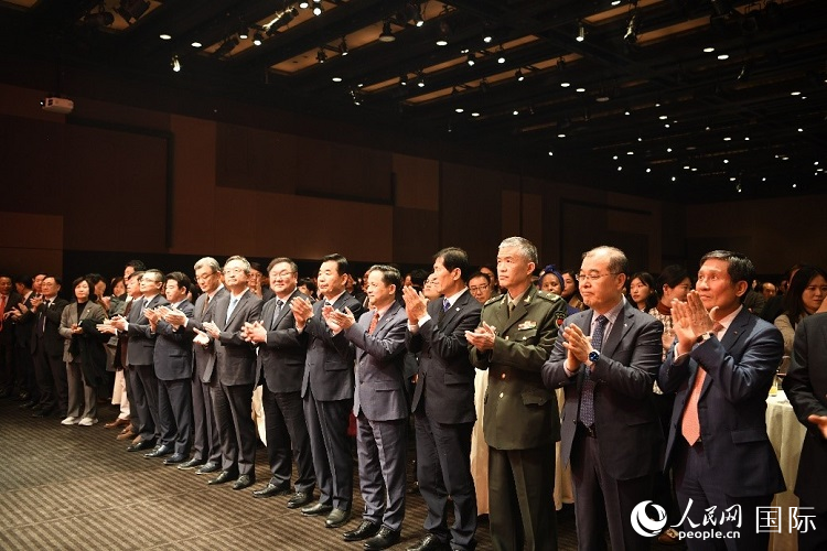 招待會(huì)現(xiàn)場(chǎng)。人民網(wǎng) 李帆攝