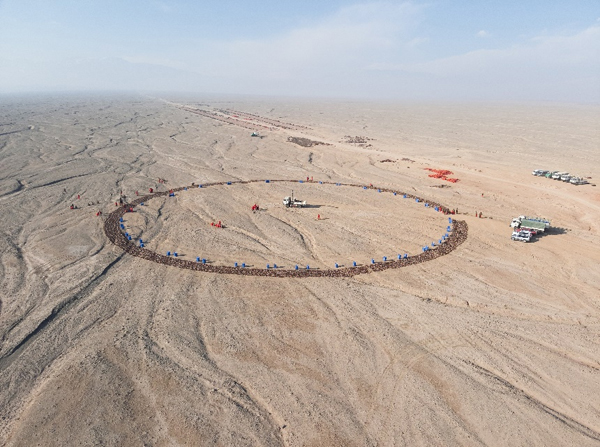 無(wú)線節(jié)點(diǎn)儀器檢測(cè)現(xiàn)場(chǎng)。受訪者供圖