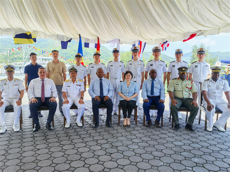 儀式現(xiàn)場(chǎng)。中國(guó)駐塞舌爾大使館供圖