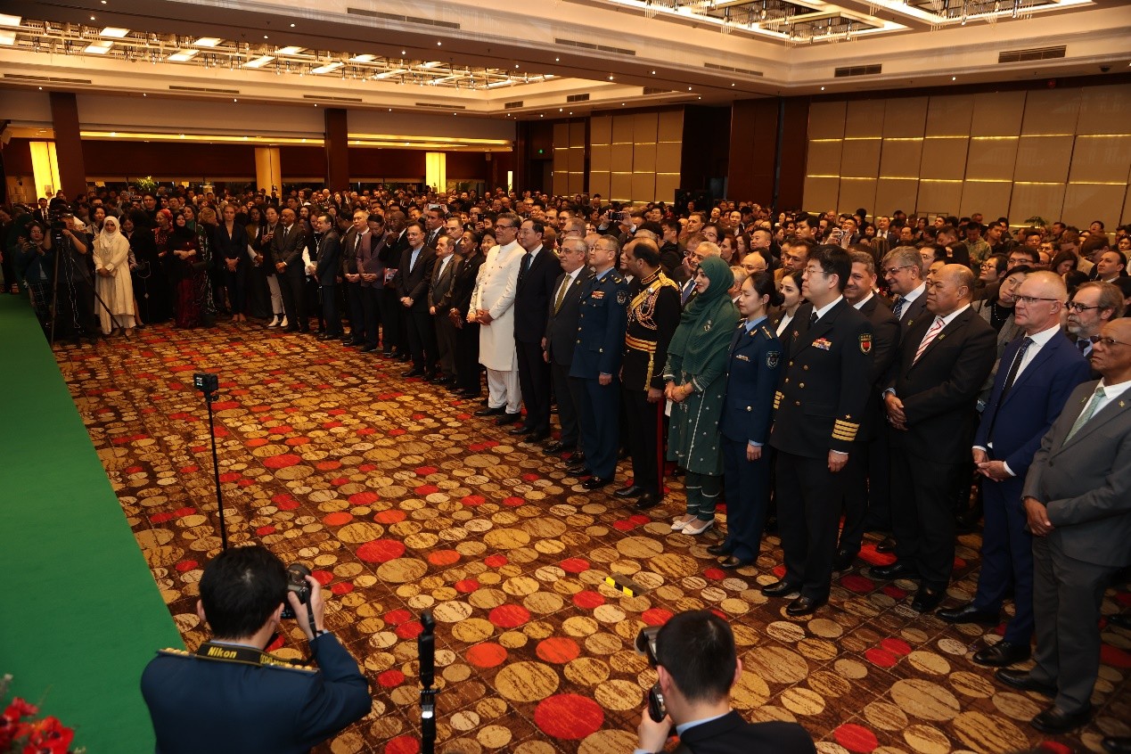 招待會(huì)現(xiàn)場(chǎng)。巴基斯坦駐華大使館供圖