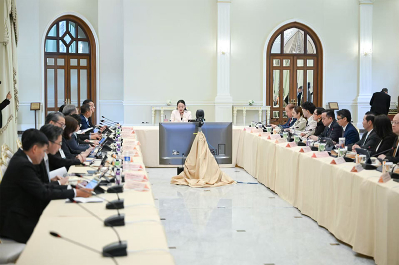 會議現(xiàn)場。泰國總理府供圖