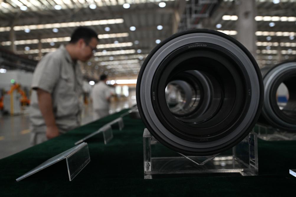 這是洛陽軸承集團股份有限公司生產(chǎn)的軸承產(chǎn)品。新華社記者 李嘉南 攝
